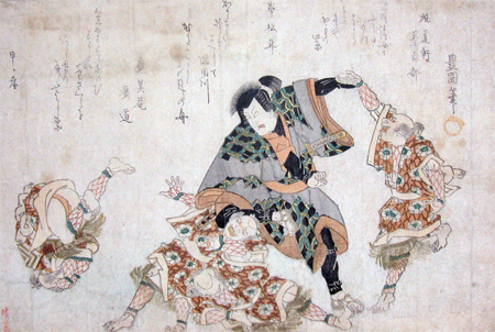 jujitsu-japanese-painting
